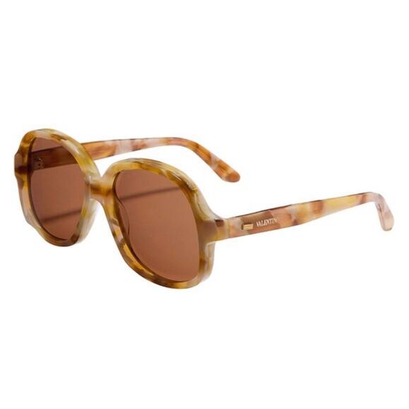 New! Valentino VLS 177B Light Havana Sunglasses with Brown  display picture 2